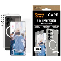 Zestaw ochronny care by panzerglass flagship 3w1 etui+szkło+lens do samsung galaxy s25 ultra
