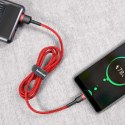 Kabel Baseus Cafule USB-A / USB-C QC 3.0 3A 1 m - czerwony