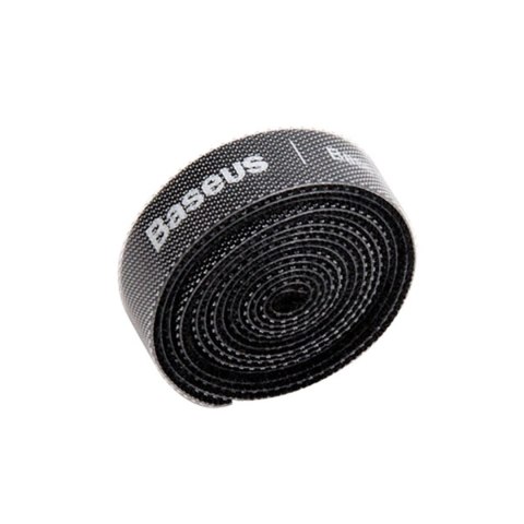 Taśma rzepowa Baseus Circle Velcro organizer 50cm - czarna