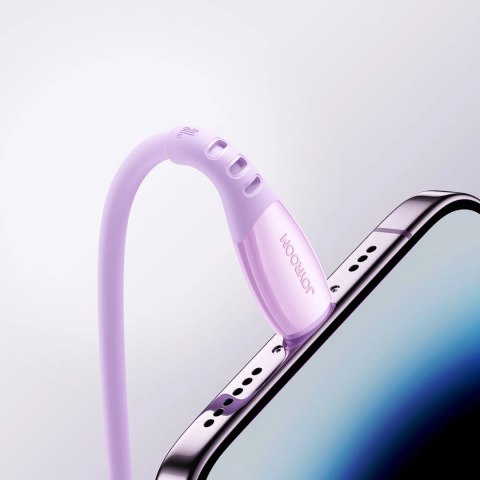 Kabel Joyroom S-A59 Vibrant Series 30W USB-C - Lightning 1,2m - fioletowy