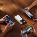 Powerbank Baseus Star-Lord 20000mAh 22,5W z wyświetlaczem cyfrowym i kablem USB-C 3A 30cm - biały