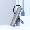 Hub USB Acefast J16 stacja dokująca USB-C 5w1 HDMI 4K 60Hz PD90W - szara