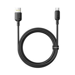 Kabel Baseus Silky 3A USB-A - USB-C 1m - czarny