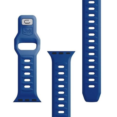 3MK Silicone Watch Strap Niebieski/Bluedla Apple Watch 38/40/41mm