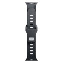 3MK Silicone Watch Strap czarny/blackdla Apple Watch 38/40/41mm