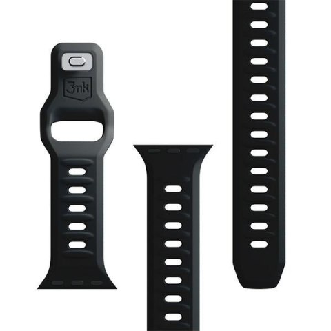 3MK Silicone Watch Strap czarny/blackdla Apple Watch 38/40/41mm