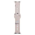 3MK Silicone Watch Strap różowobeżowy/latte dla Apple Watch 38/40/41mm