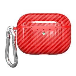Beline Air Pods Carbon Cover Air Pods Pro 2 czerwony /red