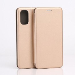 Beline Etui Book Magnetic Moto E32/E32szłoty /gold
