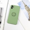 Beline Etui Silicone Ring i Phone 12 Pro Max green apple