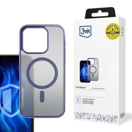 Etui 3MK Frosty Mag Case do Apple i Phone 16 Pro Max fioletowy