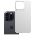 Etui 3MK Hardy Mag Silicone do Apple i Phone 15 Pro Max srebrny