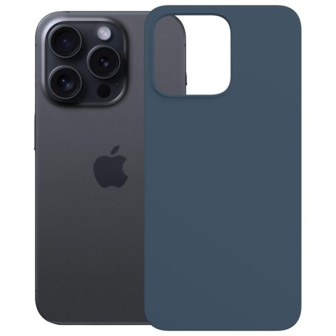 Etui 3MK Hardy Mag Silicone do Apple i Phone 15 Pro niebieski