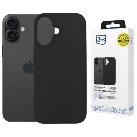 Etui 3MK Hardy Mag Silicone do Apple i Phone 16 Plus grafitowy