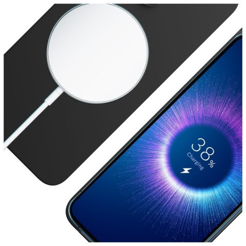 Etui 3MK Hardy Mag Silicone do Apple i Phone 16 Pro Max grafitowy