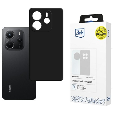 Etui 3MK Matt Case Pro do Xiaomi Redmi Note 14 4G czarny