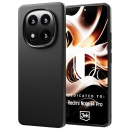Etui 3MK Matt Case do Redmi Note 14 Pro czarny