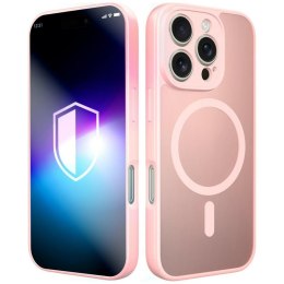 Etui 3MK Misty Mag Case do Apple i Phone 16 Pro różowy