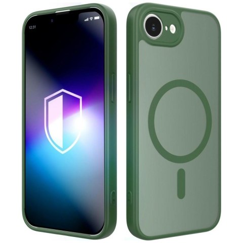 Etui 3MK Misty Mag Case do Apple i Phone 16e / 17e zielony