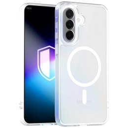 Etui 3MK Misty Mag Case do Samsung Galaxy A57 biały