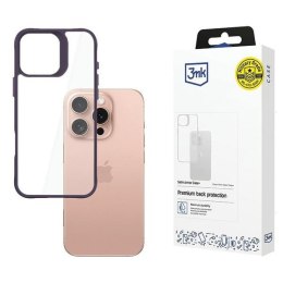 Etui 3MK Satin Armor Case+ do Apple i Phone 16 Pro fioletowy