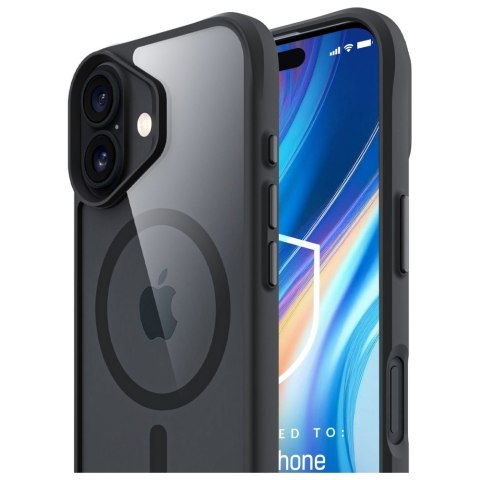 Etui 3MK Satin Armor Mag Case do Apple i Phone 17 przezroczysty