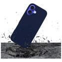 Etui 3MK Silicone Case do Apple i Phone 16 granatowy
