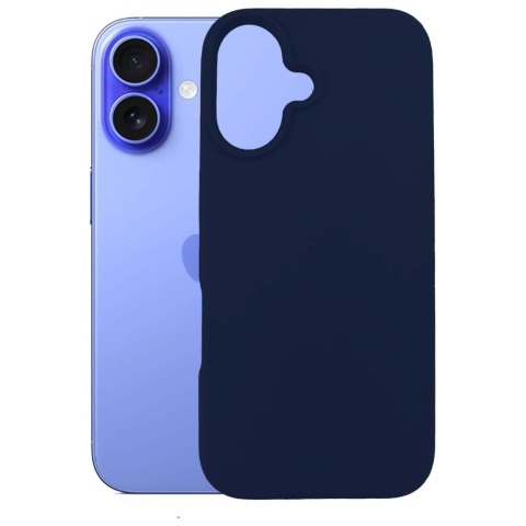 Etui 3MK Silicone Case do Apple i Phone 16 granatowy