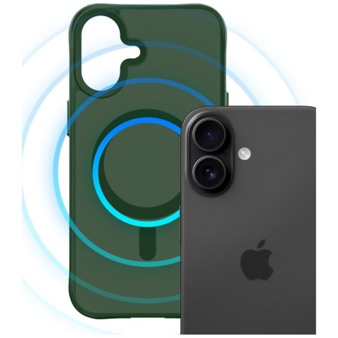 Etui 3MK Smoke Mag Case do Apple i Phone 17 zielony