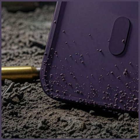 Etui 3MK Smoke Mag Case do Samsung Galaxy S25 fioletowy