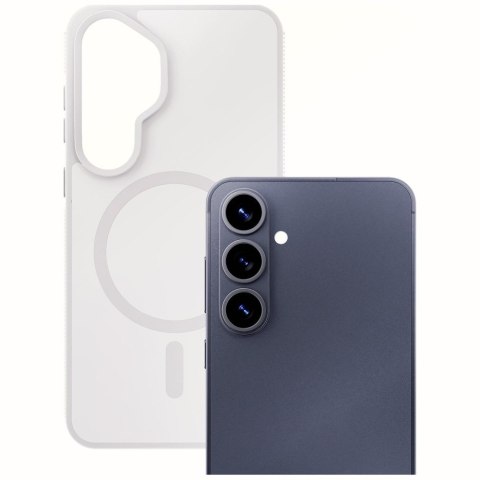 Etui 3MK Smoke Mag Case do Samsung Galaxy S26 biały