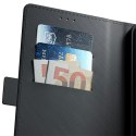 Etui 3MK Wallet Case do Oppo A58 4G czarny
