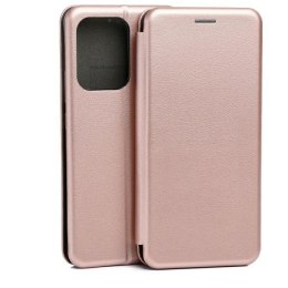 Etui Beline Book Magnetic do Poco M7 Pro różowo-złoty
