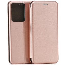 Etui Beline Book Magnetic do Realme 14T różowo-złoty