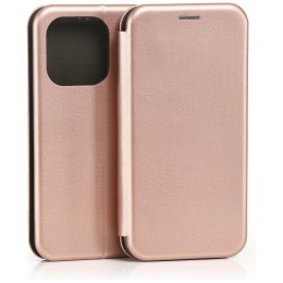 Etui Beline Book Magnetic do Realme 16 Pro różowo-złoty