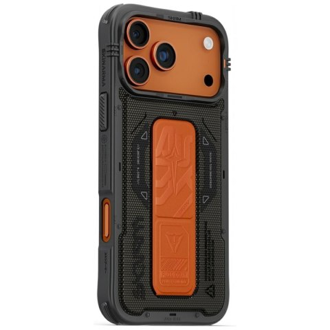 Etui Skinarma Phantom do i Phone 17 Pro Max Magnetic Charging + Grip Stand oliwkowy