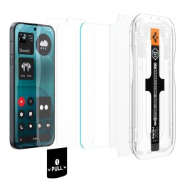 Szkło hartowane Spigen Glas.tR EZ Fit Pro AC HD 2-Pack Nothing Phone 4a Pro przezroczyste