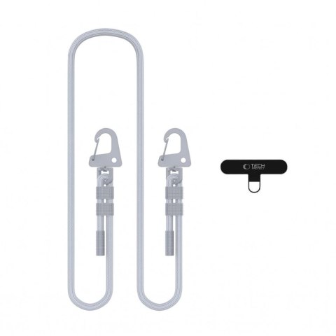 Smycz do Telefonu Tech-Protect C5SD Rope Crossbody Strap - Kredowoszara