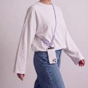 Smycz do Telefonu Tech-Protect C5SD Rope Crossbody Strap - Lawendowa