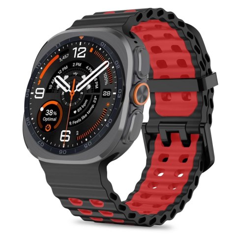 Tech-Protect Iconband PRO Samsung Galaxy Watch Ultra 1 / 2 2024-2026 (47 Mm) Czarno-czerwony