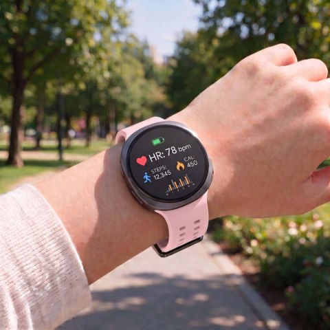 Tech-Protect Silicone Air pasek do Samsung Galaxy Watch 8 / 9 / Classic (40 / 44 / 46 mm) różowy pudrowy
