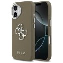 Etui Guess Grained Big 4G Classic Logo do i Phone 17 brązowy