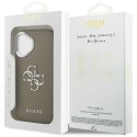 Etui Guess Grained Big 4G Classic Logo do i Phone 17 brązowy