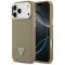 Etui Guess Grained Triangle Logo Mag Safe do i Phone 17 Pro Max brązowy