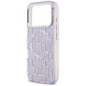 Etui Karl Lagerfeld IML KL Monogram Mag Safe do i Phone 17 Pro fioletowy