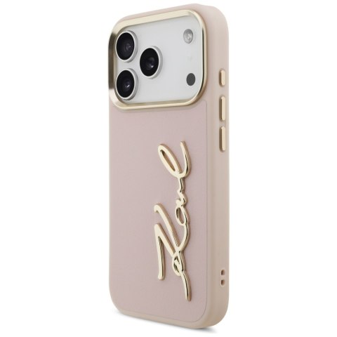 Etui Karl Lagerfeld Karl Script Logo do i Phone 17 Pro różowy