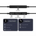 Tech-Protect UltraBoost Słuchawki Douszne USB-C Core G4 Czarne
