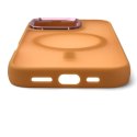 Etui Wozinsky Fashion Case MagSafe na Samsung Galaxy S25 - pomarańczowe