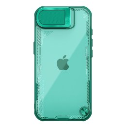 Etui Nillkin Iceblade Prop z osłoną obiektywu i podstawką na iPhone 16e / 17e - zielone