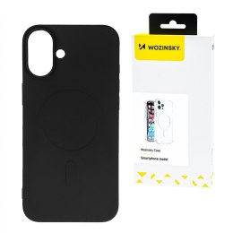 Etui Wozinsky Liquid Silicone Case MagSafe na Samsung Galaxy S24 FE - czarne